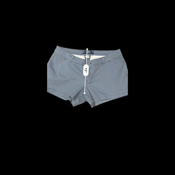 Hollister Low Rise Short 3" Womens‎ 32 Blue Chino Summer Casual Flat Front NWT - Picture 3 of 8